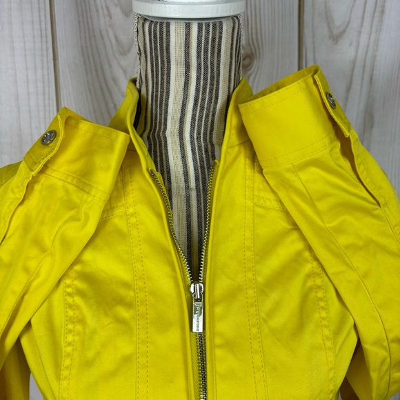 Jones New York Jacket Long Sleeve Stretch Lightweight Yellow Size X-Small Petite - Picture 5 of 13